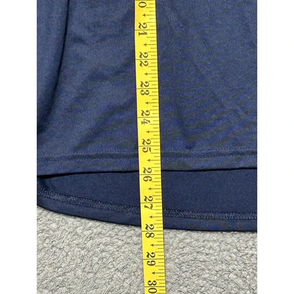 Adidas Mens Creator Tee Long‎ Sleeve Workout Shirt Blue Small Stretch Athleisure